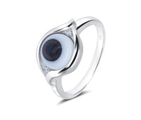 Evil Eye Silver Ring NSR-4194